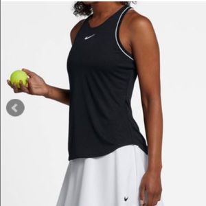 New Nike black slim fit racerback tank size XS